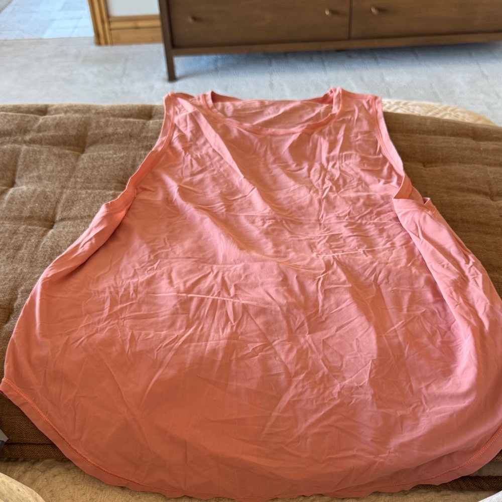 LULULEMON Coral Pink Sleeveless Tank Top